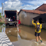 Pedreiras decreta emergência após cheia do Rio Mearim