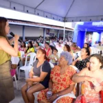 Primeira-dama Gilvana Duailibe acompanha ação do programa E+ Geladeira Nova em São José de Ribamar