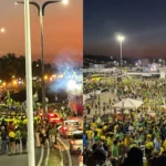 Ato reúne apoiadores de Flávio Bolsonaro e deixa trânsito lento na região central de São Luís